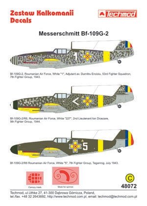 Techmod 48072 - Messerschmitt Bf 109G-2 1/48 – image 2