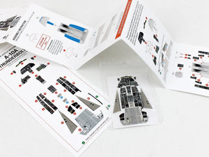 Red Fox Studio QS-32143 A-10A Thunderbolt II Intérieur complet mis à jour pour maquette Trumpeter en résine colorée 3D IP 1/32 – imagen 5