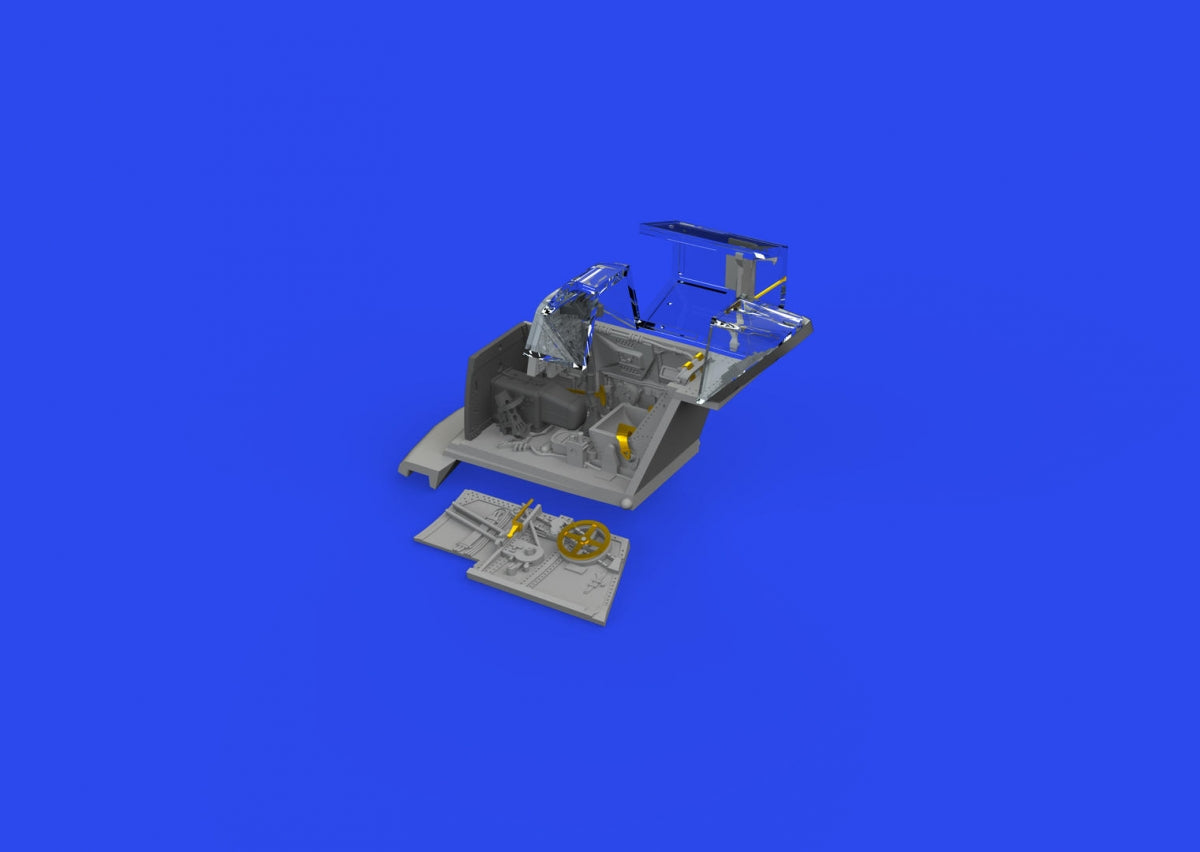 Maquette Eduard 672328 Bf 109F cockpit avec siège ancien, échelle 1/72 – Bild 4