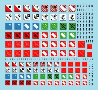 Star Decals 35-C1347 DANGER ! Panneaux de signalisation pour matières dangereuses 1/35 – image 2