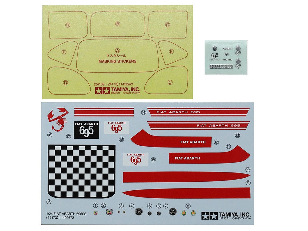 Tamiya 24173 Fiat Abarth 695SS 1/24 – image 5