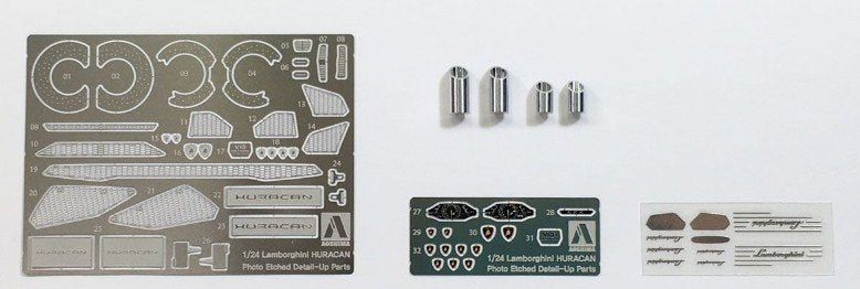 Aoshima 01708 Pièces photogravées courantes pour Lamborghini Huracan (1/24)  – image 2