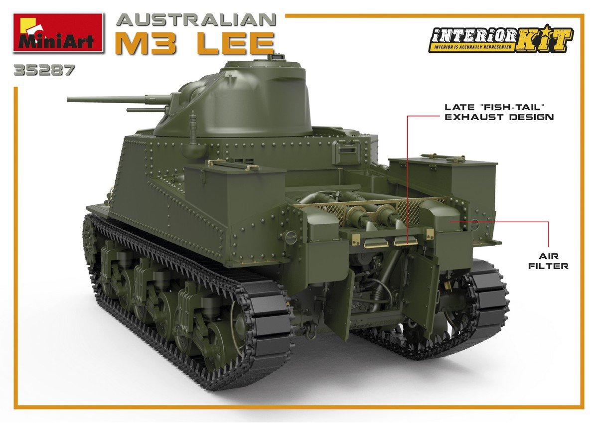 MiniArt 35287 AUSTRALIEN M3 LEE. KIT INTÉRIEUR 1/35 – immagine 7