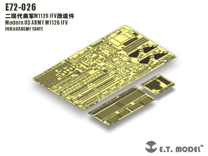 ET Model E72-026 Véhicule de combat d&amp;#39;infanterie moderne M1126 de l&amp;#39;armée américaine pour Academy 13411 1/72 – image 9