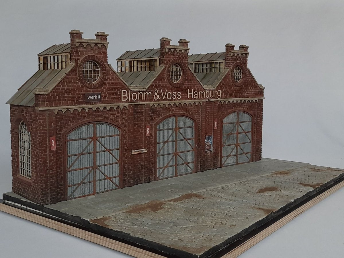 RT-Diorama 35285 Socle de diorama : « Hangars industriels » 1/35 – image 5