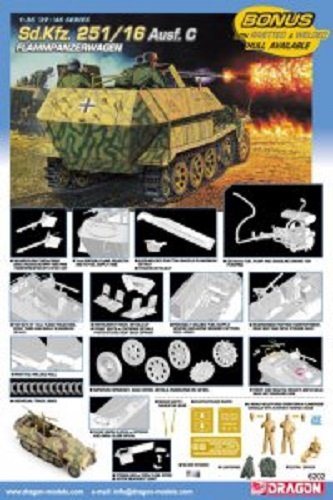 Dragon 6202 Sd.Kfz. 251/16 Ausf. C Flammpanzerwagen 1/35 – zdjęcie 4