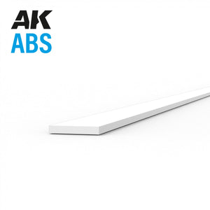 Bandes AK Interactive AK6703 0,25 x 2,00 x 350 mm – Bande ABS – 10 unités par sachet