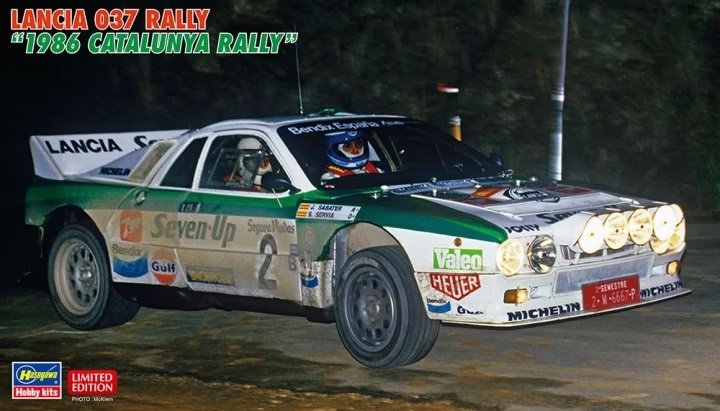Hasegawa 20566 Lancia 037 Rallye 1986 Rallye de Catalogne 1/24