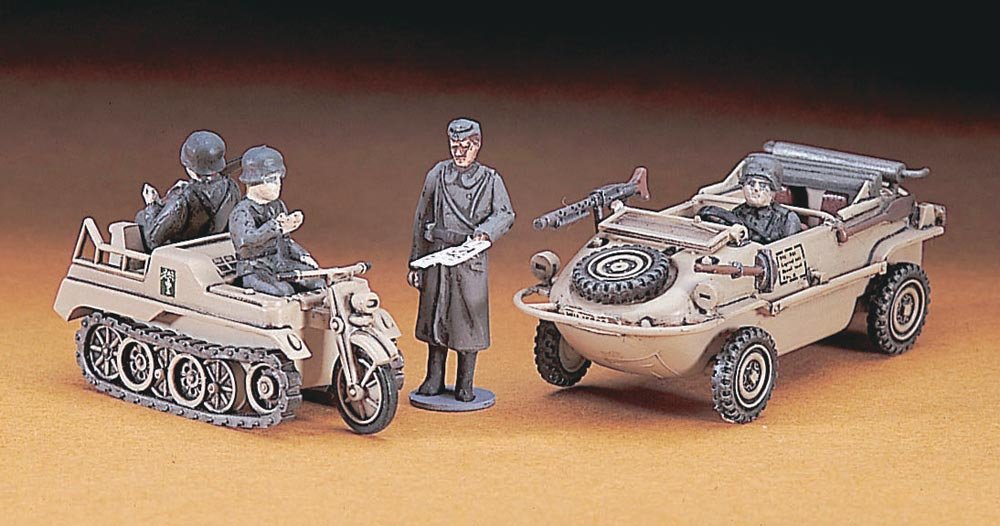 Hasegawa MT13 Schwimmwagen / Kettenkrad 1/72 – immagine 2