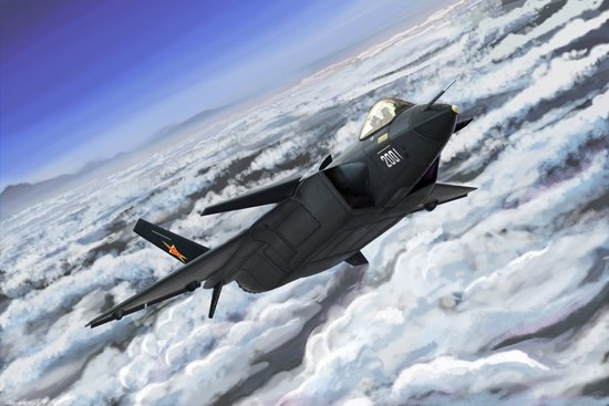 Trumpeter 03923 J-20 Mighty Dragon chinois 1/144