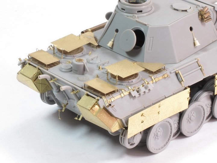 Plaques de blindage additionnelles allemandes ET Model EA35-061 pour Panther D/A/G (Seconde Guerre mondiale) - Kit DRAGON Smart au 1/35