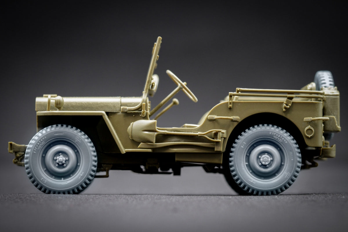 ScaleX WW 35001 U.S WILLYSMB Ordinary wheel set (Universal) 1/35