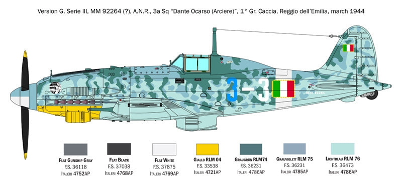 Italeri 2519 Macchi C.205 Veltro 1/32 – image 18