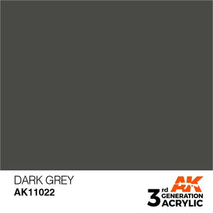 AK Interactive AK11022 Dark Gray 17ml
