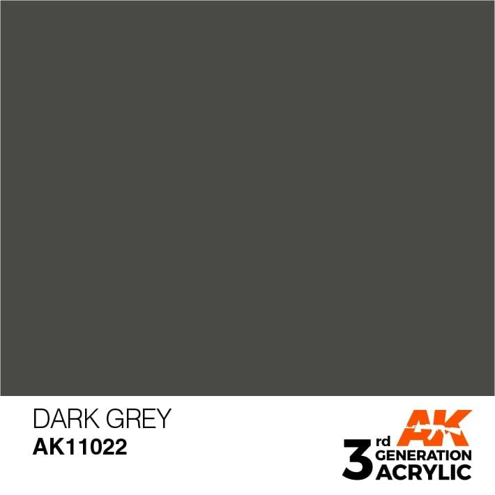 AK Interactive AK11022 Dark Gray 17ml