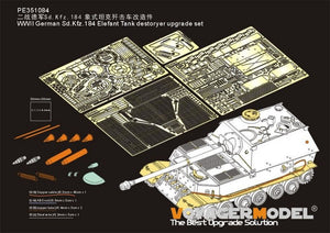 Voyager modèle PE351084 WWII allemand Sd.Kfz.184 Elefant Tank pour Zvezda 1/35