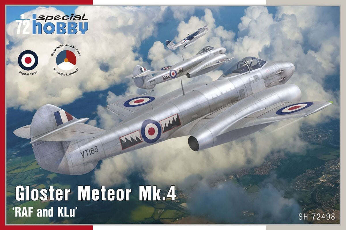 Special Hobby 72498 Gloster Meteor Mk.4&amp;#39; RAF et KLu 1/72