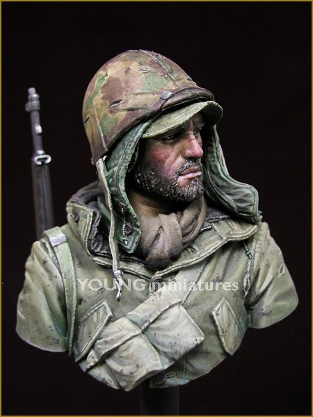 Young Miniatures YM1838 THE CHOSIN FEW Battle of Jang-Jin Reservoir USMC KOREAN WAR 1950 1/10 – zdjęcie 8