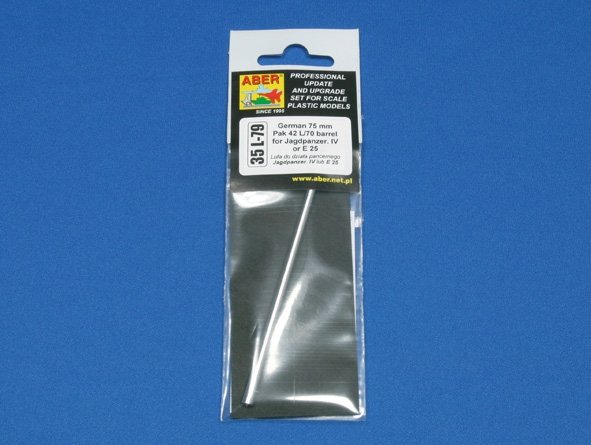 Aber 35L-079 German 75mm Pak 40L/70 gun barrel for Jagdpanzer IV or E25 1/35 – zdjęcie 3