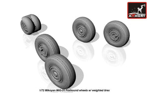 Roues du Mikoyan MiG-31 Foxhound Armory Models AW72025 au 1/72 – image 2