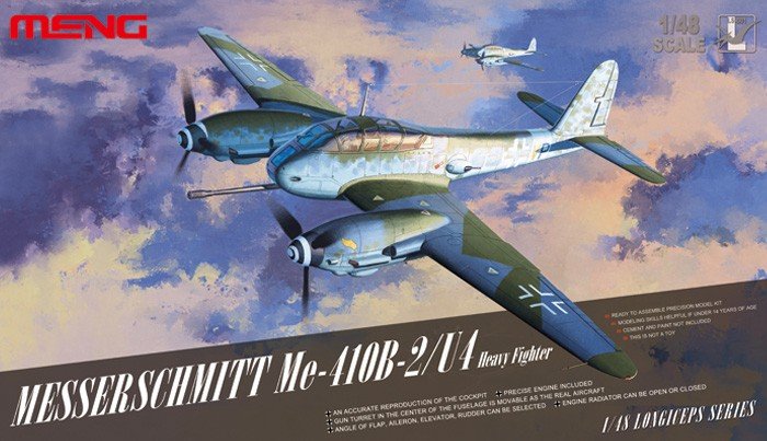 Maquette Meng LS-001 Messerschmitt Me-410 B-2/U4 Chasseur lourd (1/48)