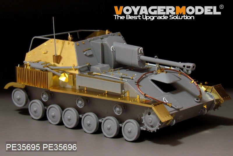 Maquette Voyager PE35695, canon automoteur russe SU-76 de la Seconde Guerre mondiale (modèle de base) pour MiniArt 35053 au 1/35 – image 2