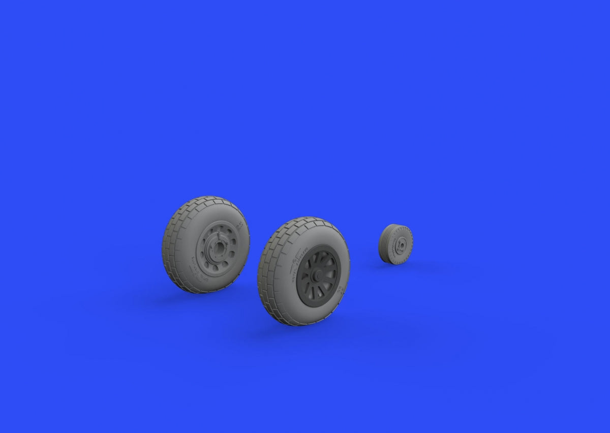 Roues Eduard 648989 P-51B/C à bande de roulement EDUARD 1/48  – image 2