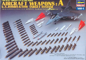 Armes aériennes Hasegawa X48-1 : Nacelles cibles de bombes intelligentes américaines (1/48)