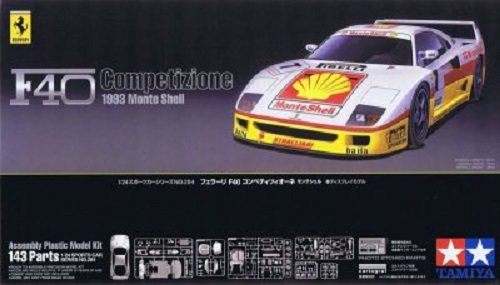 Tamiya 24284 Ferrari F40 Compétition 1993 Monte Shell (1/24)