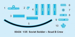 Trumpeter 00434 Soviet Soldier Scud B Crew – zdjęcie 2