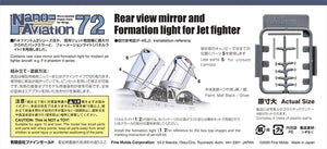 Rétroviseur et feu de formation Fine Molds NA15 pour avion de chasse à réaction au 1/72 – image 2