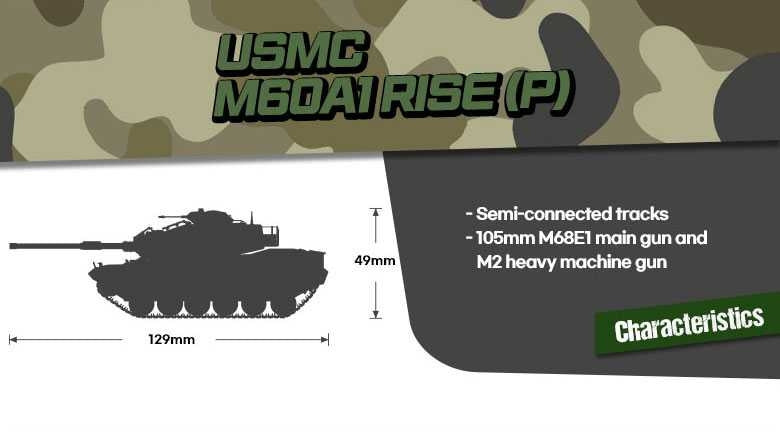 Academy 13425 M60A1 RISE P 1/72 – zdjęcie 2