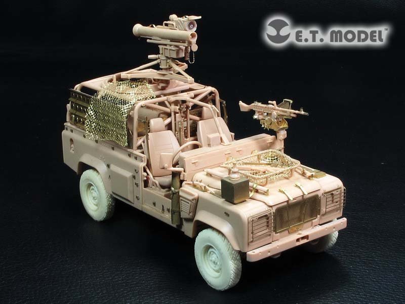 ET Model E35-178 Land Rover WMIK avec missile antichar MILAN (Pour HOBBY BOSS 82447) (1/35) – immagine 2