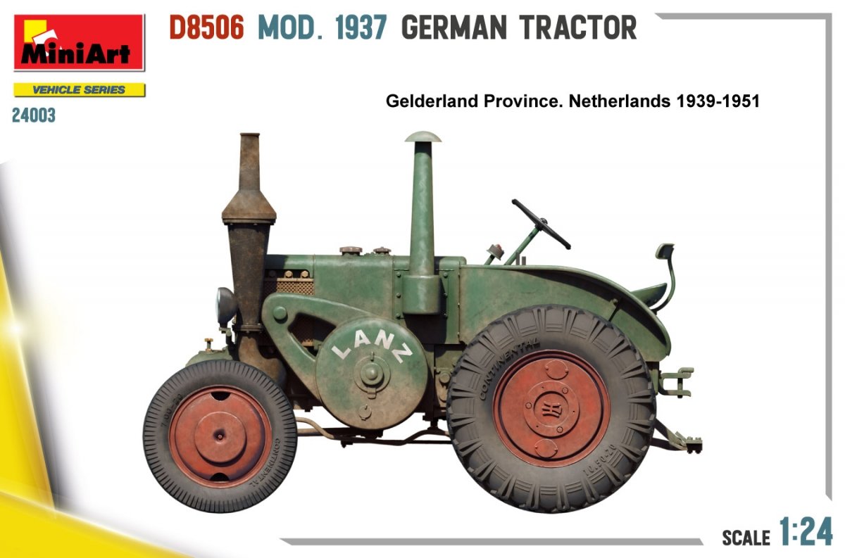 MiniArt 24003 TRACTEUR ALLEMAND D8506 MOD. 1937 1/24  – Bild 3