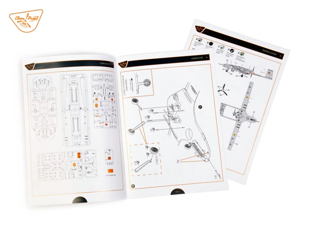 Clear Prop! CP4810 TB.2 UAV UKRAINIAN NAVY STARTER KIT 1/48 – zdjęcie 13