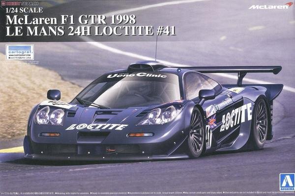 Aoshima 00750 Mclaren Gtr 1998 Le Mans-24H L 1/24