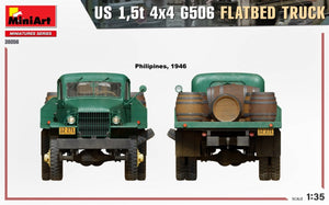 MiniArt 38056 Camion plateau 4x4 G506 US 1,5 t à l&amp;#39;échelle 1/35 – immagine 6