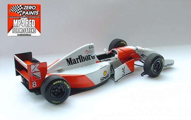 Peinture rouge Zero Paints ZP-1066 McLaren MP4 (Marlboro) 60 ml – immagine 5