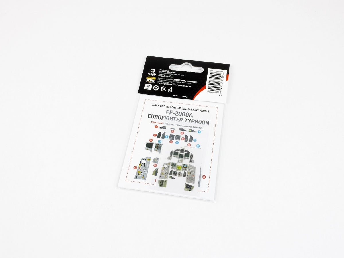 Red Fox Studio QS-48141 EF-2000A Eurofighter Typhoon Revell 1/48 – immagine 2
