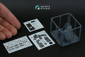 Quinta Studio QD+32252 F-15C PAD - Intérieur imprimé en 3D et coloré, amélioré et décoré (Tamiya) (avec pièces en résine imprimées en 3D) 1/32 – Bild 3