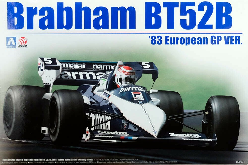 Beemax 20004 Brabham BT52B '83 Grand Prix d'Europe VERSION 1/20