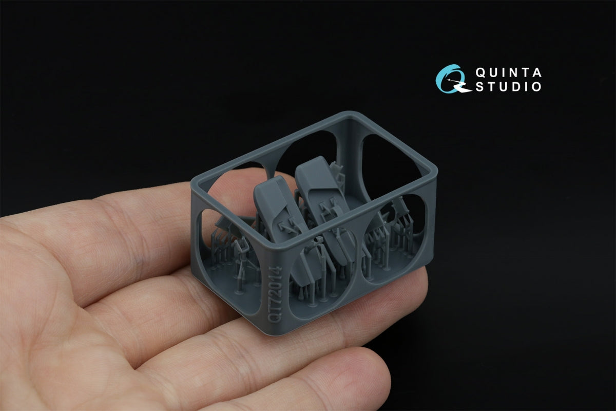 Quinta Studio QT72014 Train d&amp;#39;atterrissage de ski Yak-1 (Zvezda) 1/72 – immagine 3