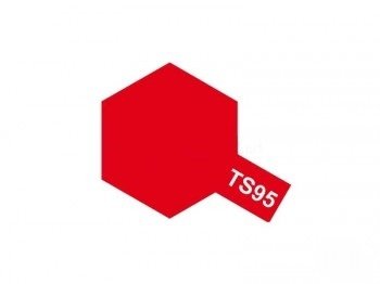 Tamiya 85095 TS-95 Peinture en aérosol rouge métallisé pur
