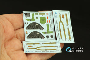 Intérieur imprimé en 3D et coloré sur papier décalcomanie (Roden) pour Quinta Studio QD32161 PT-13 Kaydet, échelle 1/32 – image 3