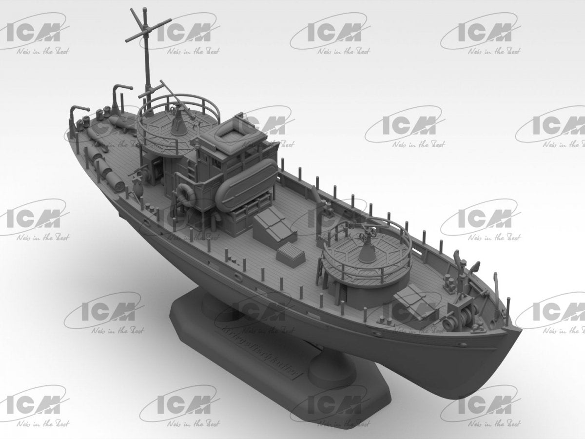 ICM S012 KFK Kriegsfischkutter Bateau polyvalent allemand de la Seconde Guerre mondiale 1/144 – immagine 4