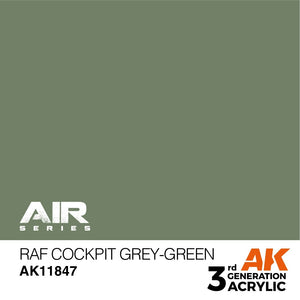 AK Interactive AK11847 RAF COCKPIT GRIS-VERT – AIR 17 ml