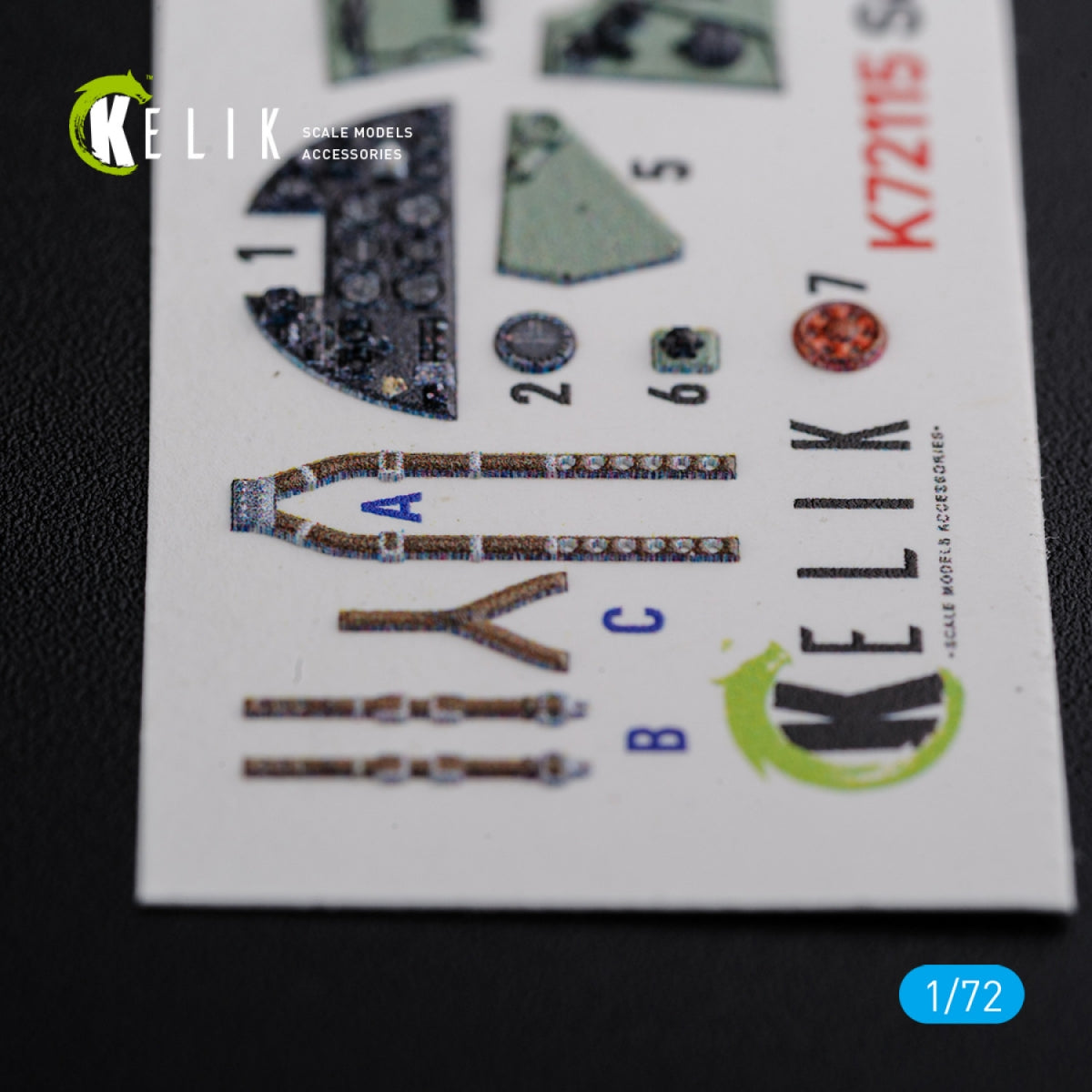Décalcomanies 3D intérieures KELIK K72115 Sea Hurricane Mk I pour maquette Arma Hobby au 1/72  – immagine 7
