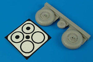 Aires 2086 Junkers Ju 88A-1 roues et masques de peinture 1/32 Revell