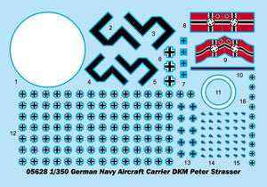Trumpeter 05628 Porte-avions de la marine allemande DKM Peter Strasser 1/350 – immagine 3