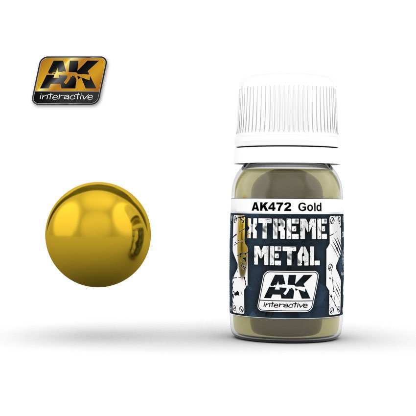 AK Interactive AK472 XTREME METAL GOLD 30 ml
